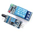 Electronic Spices COMBO OF IR Proximity Sensor for Obstacle Sensing OR 5V One Channel Relay Module Relay Switch with Isolation High Low Level Trigger