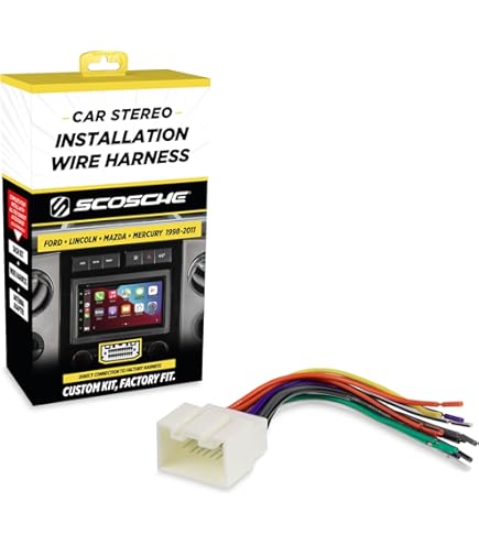 Scosche GM02B Car Stereo Wiring Harness – For 1988-05 Buick Pontiac GM – Aftermarket Radio Adapter