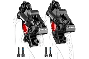 HYCLINE Hydraulic Disc Brake Calipers, HB-100 Line Pulling Bike Disc Brake Caliper Set Front and Rear,for MTB Bike, E-bike, Folding Bike