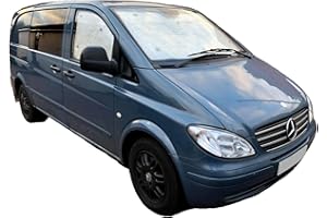 FUEL LAGOON Will fit mercedes Vito 639 Thermal Silver Screen Window Blinds (Front Cab Set (3 piece)) UV protection