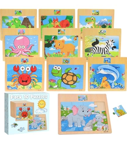 Peppa Pig Puzzle Enfant 3 Ans - Jouet Éducatif Pour Apprendre à Compter