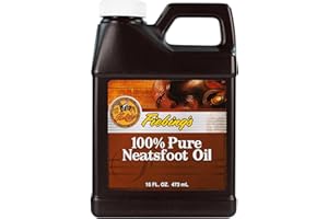 Fiebing's 100% Pure Neatsfoot Oil Natural Leather Preservative 16-Ounce