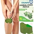 Knee Pain Relief Patches,Pack of 20 Wormwood leaves Dried Ginger Camphor Borneol Natural Herbal Patches, Sticker 12-Hour Relief of Joint Pains Patch for Knee, Back, Neck, Shoulder Pain (20 Patches)