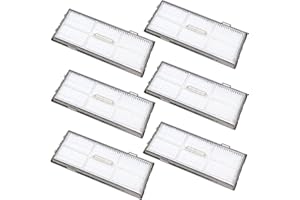 YSWOVUO 6 Pièces Filtre HEPA Rechange Compatibles pour Roborock S8/S8+/S8 Pro Ultra/S7/S7 MaxV/S7 MaxV Ultra/S7 Max Ultra/S7 Pro Ultra Aspirateur Robot, Kit de Accessoires de Filtre Remplacement