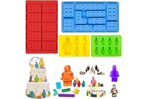 MEIN HERZ Silikonowa forma do masy cukrowej, 4 sztuki, do czekolady, deserów, galaretek, nieprzywierających