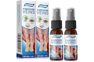 EKUKEON 2 Stück Timilk VeinGuard Kräuterspray,30ml Krampfadern-Beruhigendes Spray,Veinguard Herbal Spray,Timilk Beinspray & Venenspray,Krampfaderspray,Verbessern Sie das Aussehen der Beine