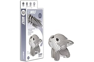 EUGY Modèle de Loup 3D, kit d'artisanat