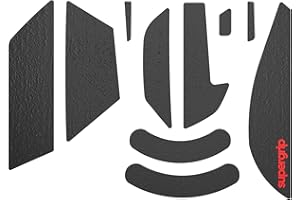 PULSAR GAMING GEARS Supergrip 2 bardzo cienkie paski antypoślizgowe do Razer Basilisk V3 Pro, pochłaniają pot, wysoka wydajność, antypoślizgowe taśmy 3M, bez pozostałości, ultracienkie, 0,5 mm