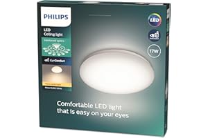 ‎PHILIPS PHILIPS Moire Wand- und Deckenleuchte, 17W, warmweiß, warmweiß, weiß