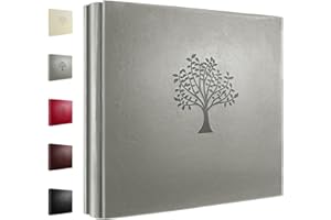 RDYLYMX Photo Album 4x6 600 Photos Leather Cover Extra Large Capacity Picture Book with Pockets for Wedding Family Anniversary Baby