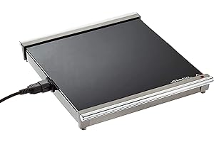 Steba Erweiterungsmodul für WP 1 Warmhalteplatte, stabile Glasoberfläche, superflache Bauweise, platzsparende Aufbewahrung, schwarz/chrom