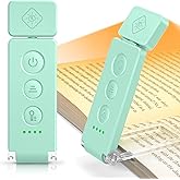 Glocusent 12 LED Şarj Edilebilir Kitap Işığı, Klipsli Okuma Lambası, 5 Renk ve 5 Parlaklık Seviyesi, 100 Saate Kadar &Ccedil;alışma 