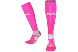 COMPRESSION FOR ATHLETES CFA V1 Calcetines Compresion Mujer y Hombre Graduada Antiampollas, Ideales Para El Deporte | Modelo Hasta La Rodilla | Soporte De Tobillo Y Arco | Diseño Danés | Fabricado En Portugal