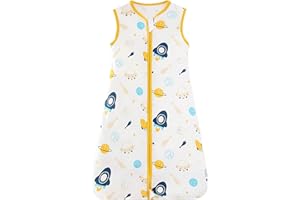 SFreeBo Baby Sleeping Bag 0.5 Tog with Sleeveless 24-48 Months Kids Summer Sleeping Sack Cotton Newborn Swaddle Wrap Blanket