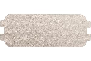 CNANRNANC Piastra mica per forno a microonde per Galanz, lamiera di mica, guida d'onda (12,6 x 4,6 cm)