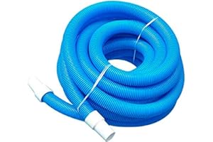 HERSIG - Manguera Flotante Piscina Pequeña | Manguera limpiafondos Azul 1/4-15M (32mm)