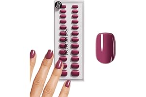 ‎DOONAILS DOONAILS Soft Gel Press On Nails 30er Set Bubblegum Square Form Dunkelpink Nägel zum Aufkleben Full Cover in Salonqualität Fake nails soft gel Medium Natürliches & angenehmes Tragegefühl
