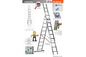 Echelle Transformable FACAL Pro 3x10 Haut. Travail Max. 8,70 m Genia - G320-3
