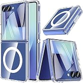 Lavderuar Samsung Galaxy Z Flip 7 Uyumlu Kamera Korumalı Magsafe İle Uyumlu Wireless Şarj &Ouml;zellikli MGSF001 Şeffaf Kılıf (Şef