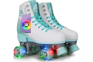 Patines Apollo Classic de 4 Ruedas - para niños, Adolescentes y Adultos, Talla Ajustable, para niñas y Mujeres, cómodos, para Todas Las Edades, 3 Tallas Desde la Talla de Calzado 31 hasta la 42