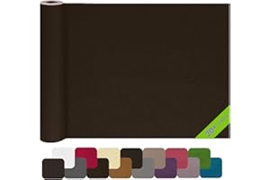 HOCOXW Cuero Adhesivo Parches, 30x100cm Polipiel Adhesiva Piel para Tapizar, ReparacióN De Cuero Parches, Autoadhesivo Parche De Cuero para Sofás, Asientos De Coche, Silla, Muebles, Bolso(Café)