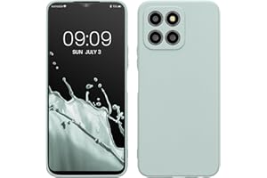 kwmobile Carcasa Compatible con Honor X8 5G / X6 / 70 Lite 5G Funda - con Bordes elevados - Apto Carga inalámbrica - Menta Cool Mate