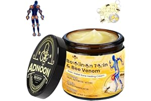 SRCASY Bienengiftcreme, Bienenvenom Schmerzlindernde Knochenheilcreme, Professional Gelenke Bienengift Creme, Bienengiftsalbe, für Rücken, Nacken, Hände, Knie,für alle Hauttypen (1Stück)