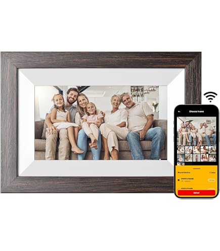 Cadre Photo Numérique KODAK 7" IPS - Lecteur Photo/Musique/Vidéo, USB/SD, Alarme, Télécommande