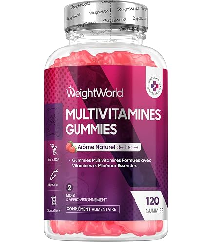 Vitamine C Gummies 1000 Mg Xemenry - Booster énergétique, Soutien Immunitaire, 30/60/100 Gummies, Neuf