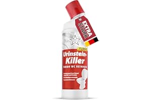 Ricostar Urinsteinentferner EXTRA STARK 750ml – Hochwirksamer WC-Reiniger gegen Kalk & Urinstein – Profi-Qualität mit Schräghals – Kraftvoller Urinsteinlöser, sparsam, ohne Schrubben – Made in Germany