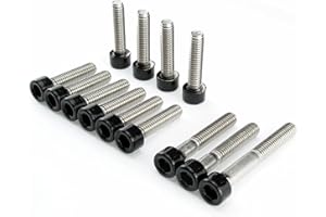 ‎SEGO Yamaha Aerox Variomatikschrauben Edelstahl A2 MBK Nitro Schrauben Set Vario V2A schwarz