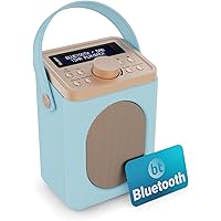 VQ Retro Mini DAB Radio with Bluetooth, Radio Alarm Clock with FM ...
