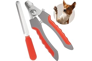 ‎SIMPLYNATURAL NATURAL PET FOOD 𝗪𝗶𝗻𝗻𝗲𝗿 𝟮𝟬𝟮𝟭* Krallenschere für Hunde mit Haustier Nagelfeile 5.5''/14cm, Krallenschleifer für Hunde, Haustier Nagelknipser für Hunde Katzen, Vögel und Nagetiere, Haustier Nagelschneider