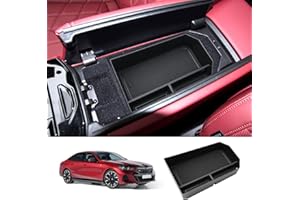 LUWU Compatible con BMW Serie 5 G60 i5 2023 2024 2025 Consola Central Caja de Almacenamiento Caja de Almacenamiento para Apoyabrazos para Coche Reposabrazos Bandeja Serie 5 G60 i5 Accesorios