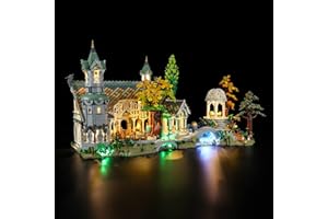 LIGHTAILING Oświetlenie LED do Lego - 10316 The Lord of The Rings Rivendell – zestaw oświetleniowy kompatybilny z modelem Lego (Lego klocki nie wchodzą w zakres dostawy)