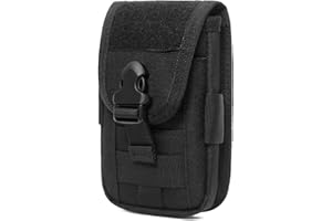 TRIWONDER Borsello Tattico da Cintura, Marsupio Tattico Militare Uomo Donna per Cinturone, Borsa Tattica Molle per Utility edc Caccia Campeggio Ciclismo