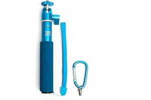 Xsories - Perche Selfie Stick extensible Monopod téléscopique U-SHOT - Bleu
