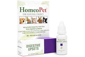 HomeoPet Digestive Upsets Natural Pet Digestive Support, Supports Temporary Relief from Digestive Problems, 15 Milliliters