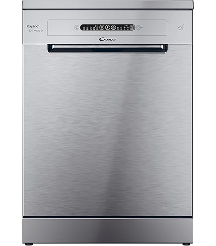 Lavastoviglie 13 Coperti - 85x60 Cm, Argento, Classe C, Wi-Fi, Apertura Automatica