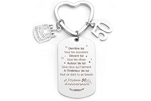 LXSAZP Cadeau 50 Ans - Anniversaire Homme et Femme