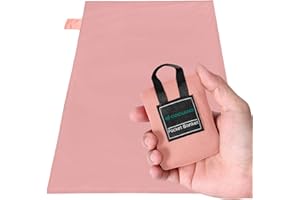 Odoland Mini Picknickdecke 70 x 110 cm Ultraleicht Stranddecke Tragbare, Sandabweisende Camingmatte Kompakt Strandtuch für BBQ, Strand, Reisen, Camping und Picknick