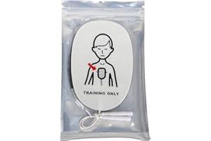 AED Training Adult Pad Child Pads First Aid Train Practi-Trainer Replacement Practice AED Trainier XFT-P120C for XFT-D0009 XFT-120C+ Zoll etc. (1x Child Pad)