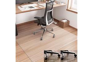 ‎ARTWELT Artwelt Bodenschutzmatte Bürostuhl Transparent 1.5mm Schreibtischstuhl Unterlage Bodenmatte Bürostuhlunterlage Stuhlunterlage Stuhlmatte (40cm X 60cm)