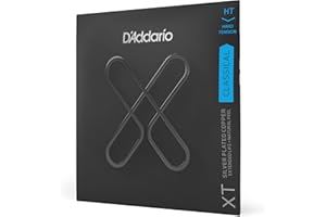 D'Addario XTC46, XT Classical Guitar Strings Silver Plated Copper, Hard Tension
