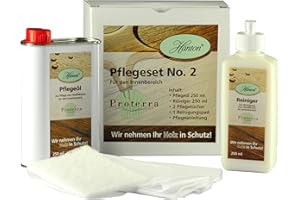 MOEBEL-EINS Proterra Wood Care Set No. 2 for Natural and Oiled Wood Surfaces