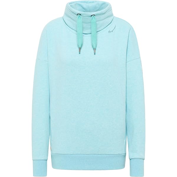 Ragwear Neska Sweat à Capuche Femme Dark Green - Pull Vegan Confortable Et Stylé