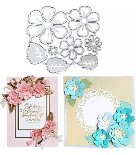 Fustelle per tagliare, in metallo, rotondo, per scrapbooking, fai