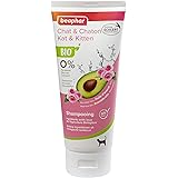 Beaphar Shampoing Sec Ultra Doux Et Parfume Pour Chat Aux Extraits Naturels De Bambou D Eau De Rose Revitalise Et Rafraichit Le Pelage Limite L Exces De Sebum Sans