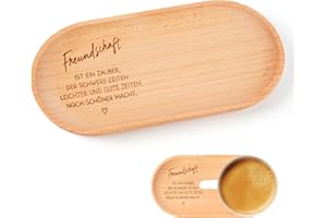 BQMEZRNUS Tray with Engraving Wooden Board,Beste Freundin Geschenke,Freundschaft Geschenke für Frauen,Personalisiertes Holztablett mit Gravur,für Geburtstag,Weihnachten,Hochzeit,Valentinstag
