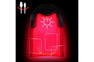flintronic LED Clip, Magnetic LED Clip Lights, Rechargeable USB LED Magnet Clip, Running Safety Lights with 3 Lighting Modes, High Visibility, Brightly Luminous for Night Running, Cycling